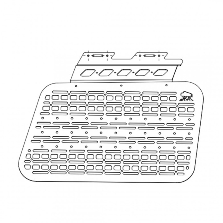 Panou MOLLE Extern Drept, Bison Gear, Toyota Land Cruiser 250 2024 - Prezent - EDK.ro