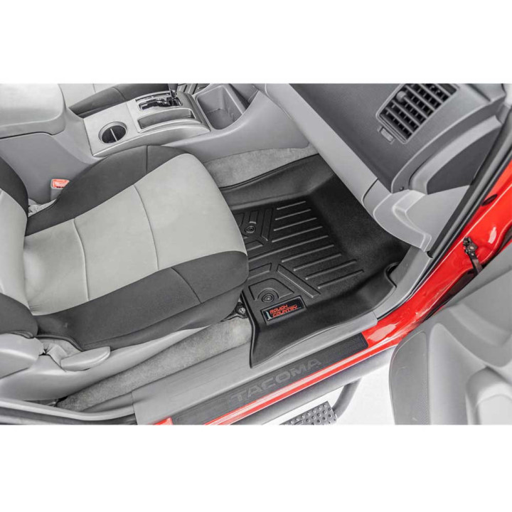 Front and Rear Floor Mats, Rough Country, Toyota Tacoma 2005 - 2015 - EDK.ro