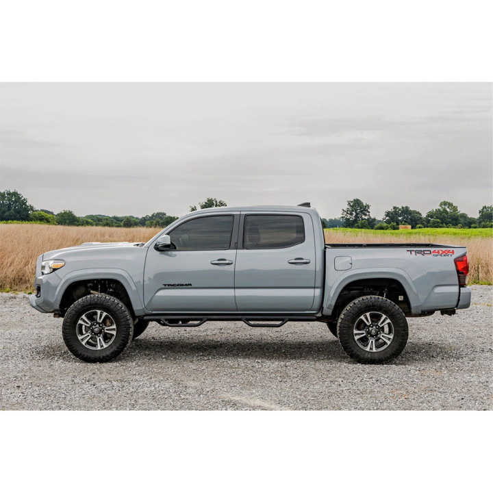 Side Steps, Rough Country Nerf Step, Toyota Tacoma 2005 - 2023 - EDK.ro