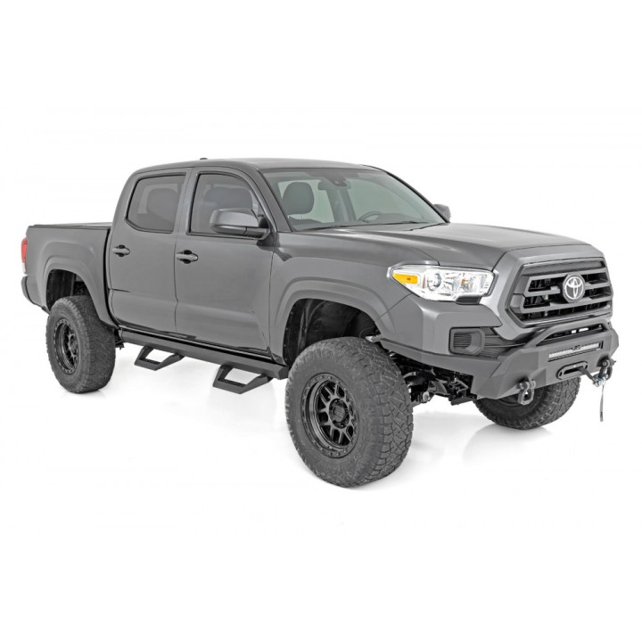 Side Steps, Rough Country SRX2, Toyota Tacoma 2005 - 2023 - EDK.ro