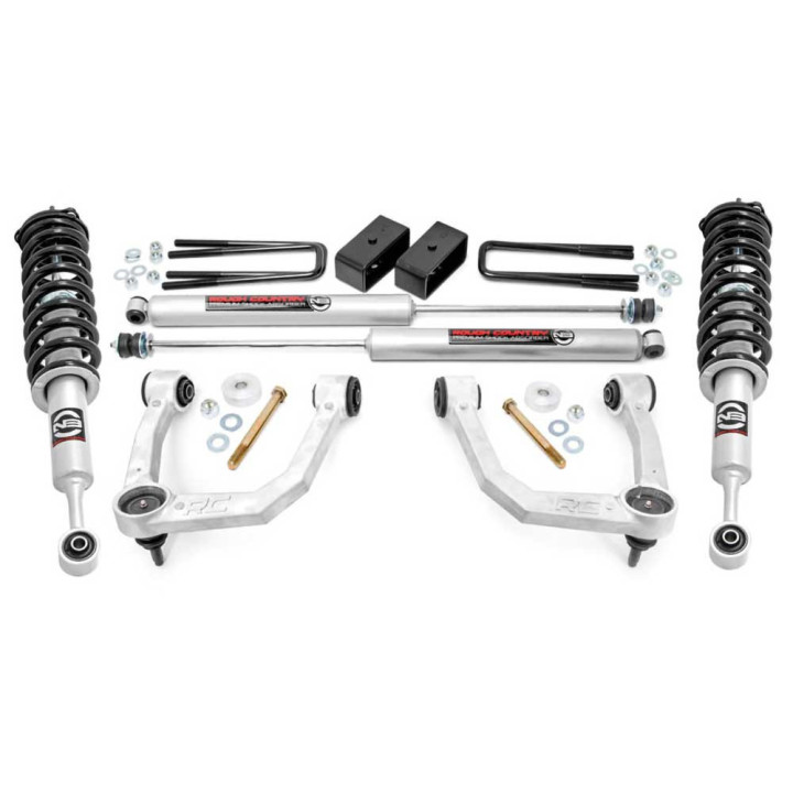 Suspension Lift Kit, Rough Country Lift 3.5 Inch, Toyota Tacoma 2005 - 2023 - EDK.ro