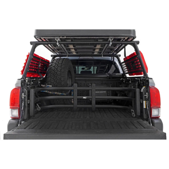 Bed Rack Molle Panel, Rough Country, Toyota Tacoma 2005 - 2023 - EDK.ro