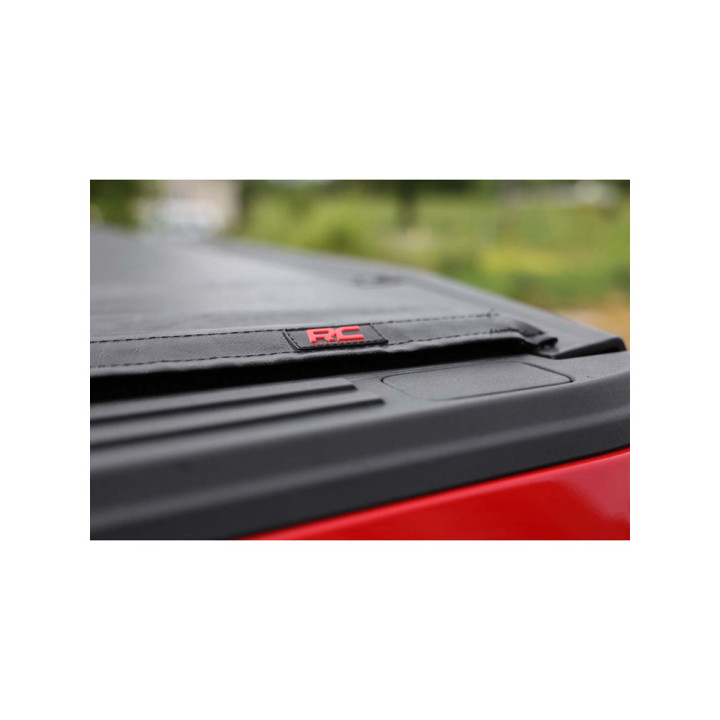 Soft Top Tonneau Bed Cover, Rough Country Roll, Toyota Tacoma Bed Length 5.0 Feet 2014 - Present - EDK.ro