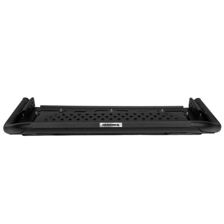 Front Rc3 Lr Skid Plate with Step and Recessed Light Bar Mount for 20 Inch Single Row LED, Go Rhino, Toyota Tacoma 2016 - 2023 -