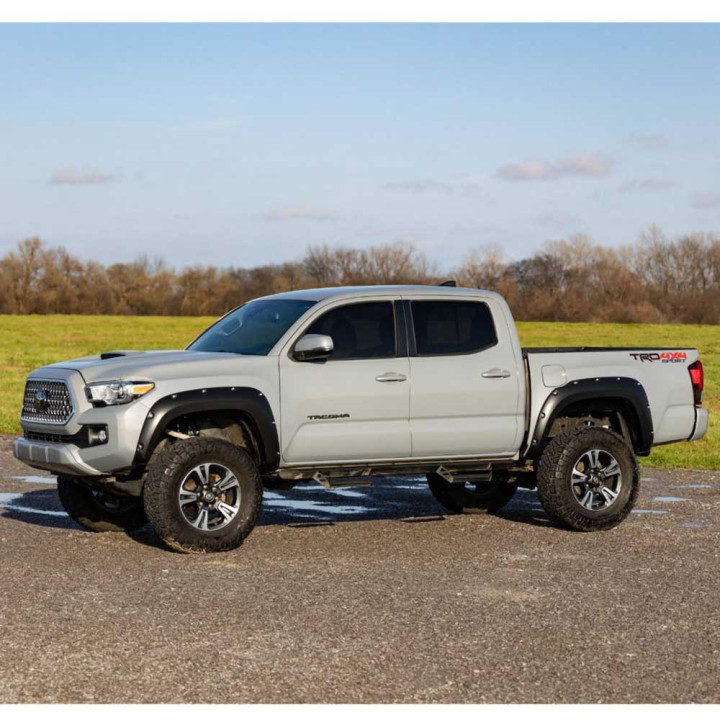 Front and Rear Fender Flares, Rough Country Pocket, Toyota Tacoma 2016 - 2023 - EDK.ro
