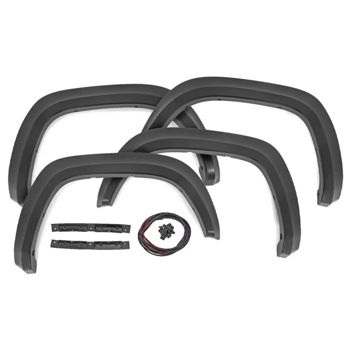 Front and Rear Fender Flares, Rough Country Sport, Toyota Tacoma 2016 - 2023 - EDK.ro
