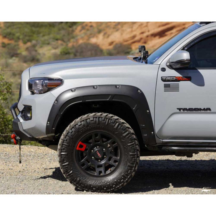 Extensii Aripi Față și Spate, Rough Country Defender Pocket, Toyota Tacoma 2016 - 2023 - EDK.ro