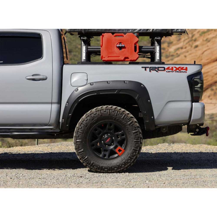 Front and Rear Fender Flares, Rough Country Defender Pocket, Toyota Tacoma 2016 - 2023 - EDK.ro