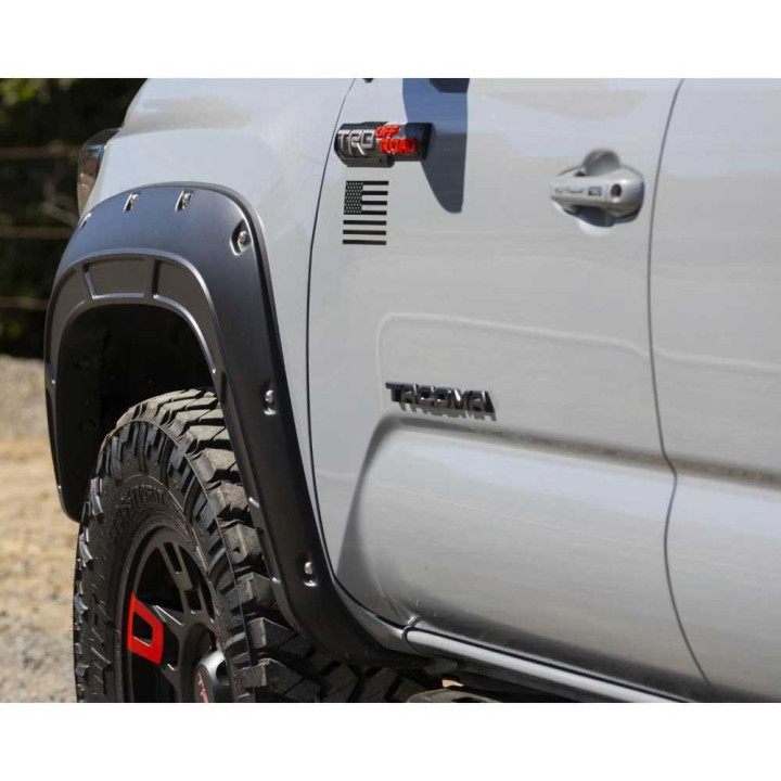 Extensii Aripi Față și Spate, Rough Country Defender Pocket, Toyota Tacoma 2016 - 2023 - EDK.ro