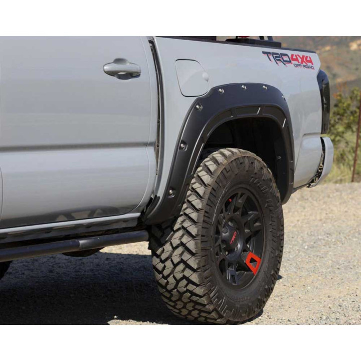 Front and Rear Fender Flares, Rough Country Defender Pocket, Toyota Tacoma 2016 - 2023 - EDK.ro