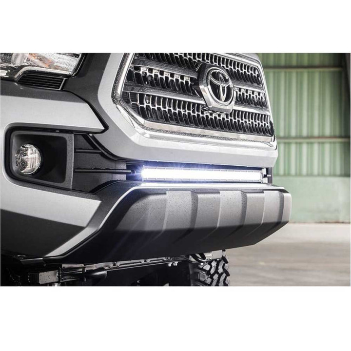 Kit de Integrare Proiectoare LED Omologate Pentru Bara Față, Rough Country LED light bar 30" White DRL Black Series, Toyota Taco