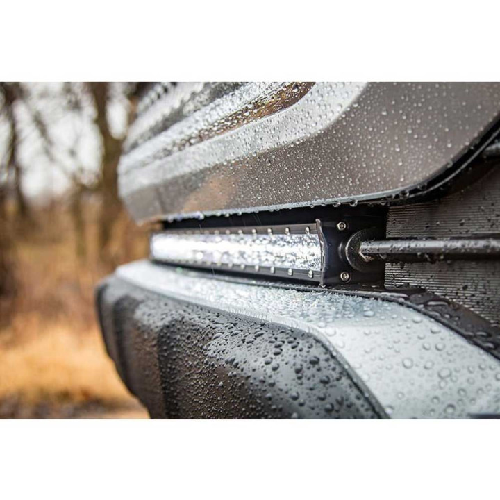 Kit de Integrare Proiectoare LED Omologate Pentru Bara Față, Rough Country LED light bar 30" White DRL Black Series, Toyota Taco
