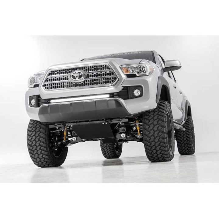 Kit de Integrare Proiectoare LED Omologate Pentru Bara Față, Rough Country LED light bar 30" White DRL Black Series, Toyota Taco