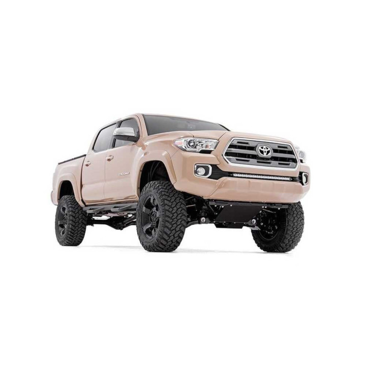 Kit de Integrare Proiectoare LED Omologate Pentru Bara Față, Rough Country LED light bar 30" White DRL Black Series, Toyota Taco
