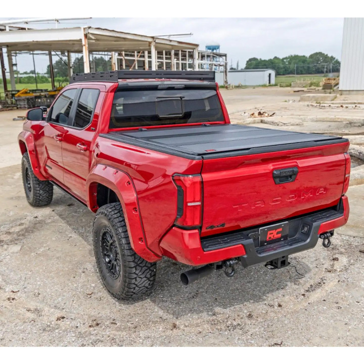 Lid Tonneau Bed Cover, Rough Country Tri-Fold, Chevrolet Colorado / GMC Canyon Bed Length 5.0 Feet 2014 - 2073 - EDK.ro