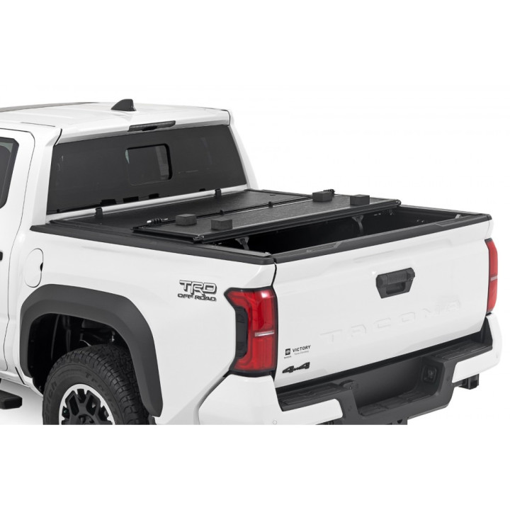 Lid Tonneau Bed Cover, Rough Country Tri-Fold, Chevrolet Colorado / GMC Canyon Bed Length 5.0 Feet 2014 - 2095 - EDK.ro