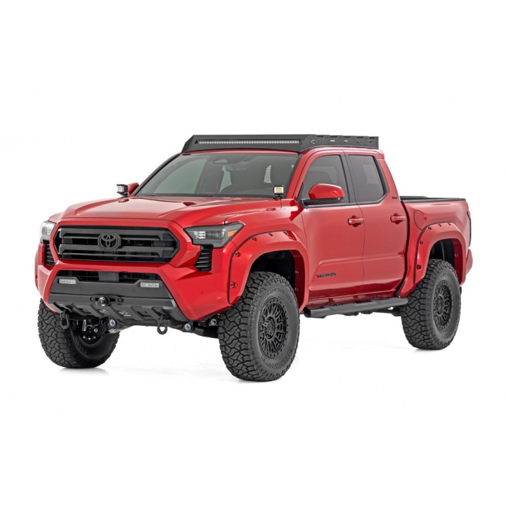 Praguri Laterale, Rough Country Oval Nerf Step, Toyota Tacoma 2024 - Prezent - EDK.ro