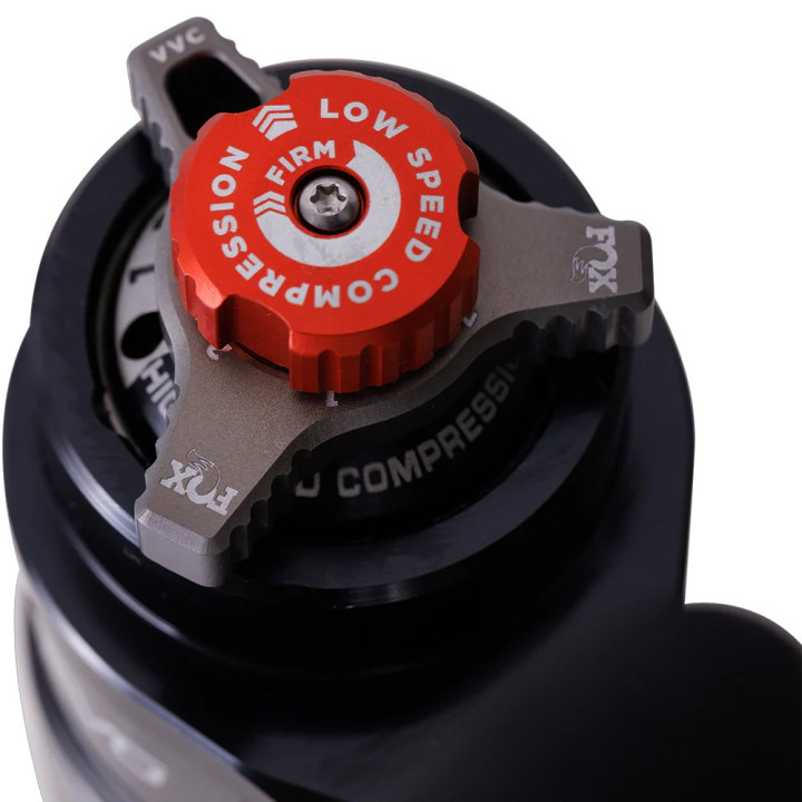 Rear Nitro Shock Absorber, FOX Factory Performance Elite 2.5 Reservoir Adjustable DSC EVO Lift 0-1.5 Inch, Toyota Tacoma 2024 - 