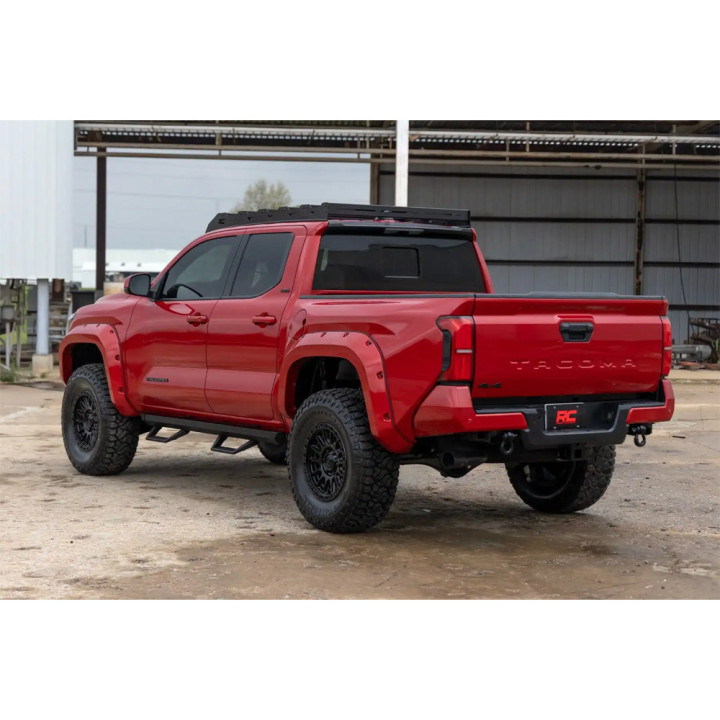 Roof Rack with 40 Inch LED Light Bar, Rough Country, Toyota Tacoma 2024 - Present - EDK.ro