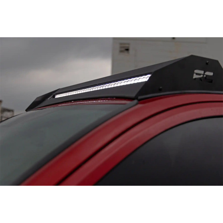 Roof Rack with 40 Inch LED Light Bar, Rough Country, Toyota Tacoma 2024 - Present - EDK.ro