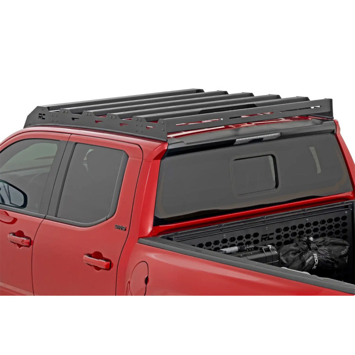 Roof Rack with 40 Inch LED Light Bar, Rough Country, Toyota Tacoma 2024 - Present - EDK.ro