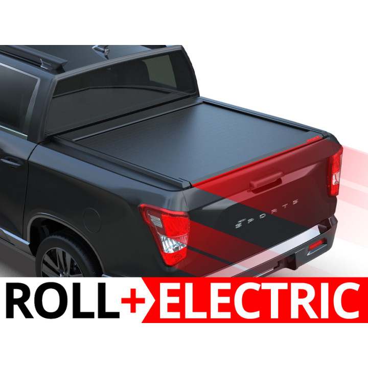Electronically Assisted Roll Top Tonneau Bed Cover, Tessera 4x4 Roll+, SsangYong Musso Grand 2018 - Present - EDK.ro