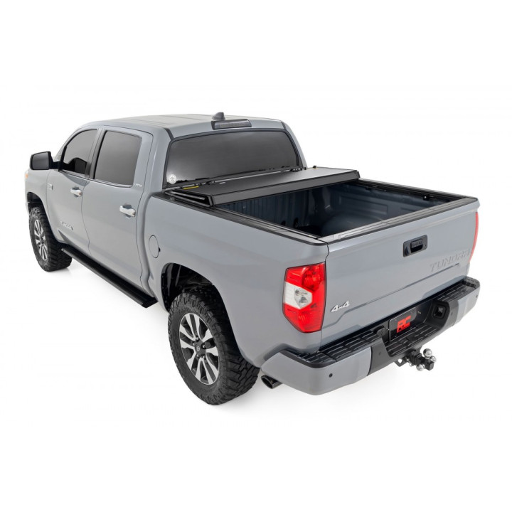 Lid Tonneau Bed Cover, Rough Country Tri-Fold, Chevrolet Colorado / GMC Canyon Bed Length 5.7 Feet 2014 - 2077 - EDK.ro