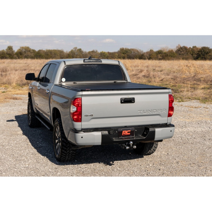 Lid Tonneau Bed Cover, Rough Country Tri-Fold, Chevrolet Colorado / GMC Canyon Bed Length 5.7 Feet 2014 - 2077 - EDK.ro