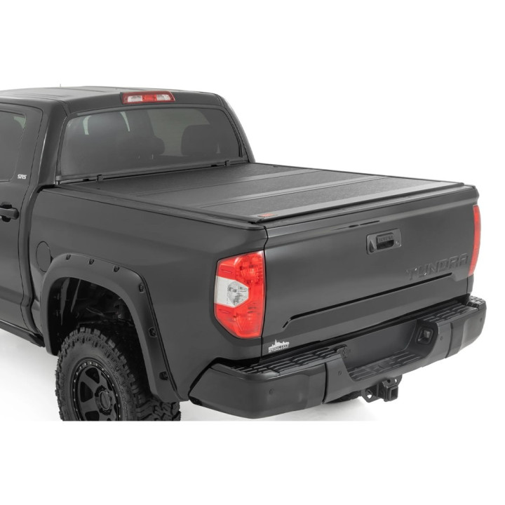 Lid Tonneau Bed Cover, Rough Country Tri-Fold, Chevrolet Colorado / GMC Canyon Bed Length 5.7 Feet 2014 - 2101 - EDK.ro