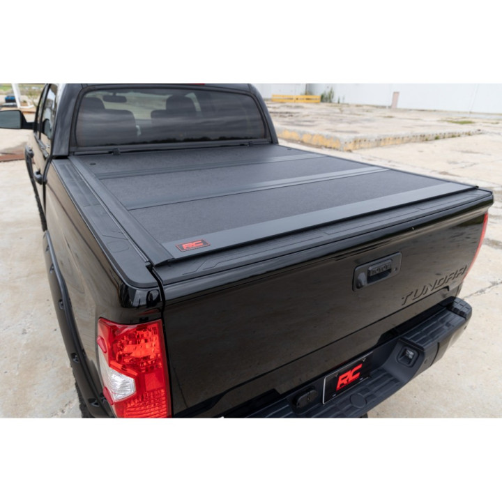 Lid Tonneau Bed Cover, Rough Country Tri-Fold, Chevrolet Colorado / GMC Canyon Bed Length 5.7 Feet 2014 - 2101 - EDK.ro