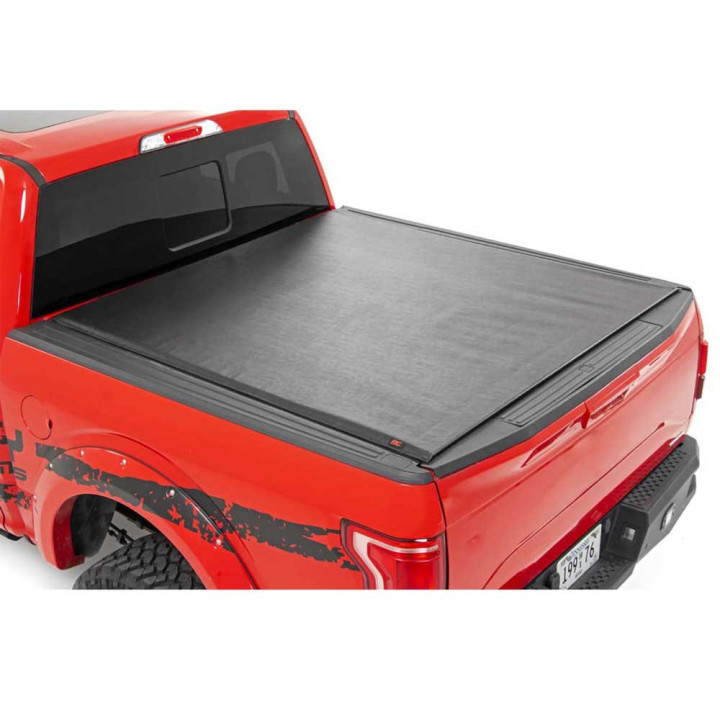 Soft Top Tonneau Bed Cover, Rough Country Roll, Chevrolet Colorado / GMC Canyon Bed Length 5.7 Feet 2014 - Present - EDK.ro