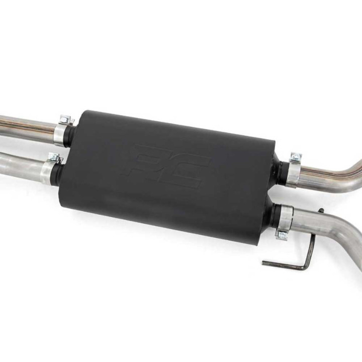 Dual Exhaust System, Rough Country Cat Back, Toyota Tundra 2007 - 2021 - EDK.ro