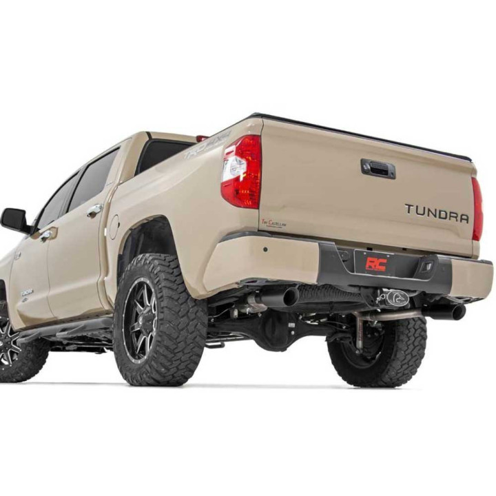 Dual Exhaust System, Rough Country Cat Back, Toyota Tundra 2007 - 2021 - EDK.ro