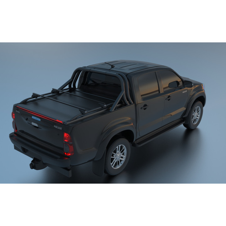 Electronically Assisted Roll Top Tonneau Bed Cover, Tessera 4x4 Roll+, Toyota Hilux Double Cab 2005 - 2016 - EDK.ro