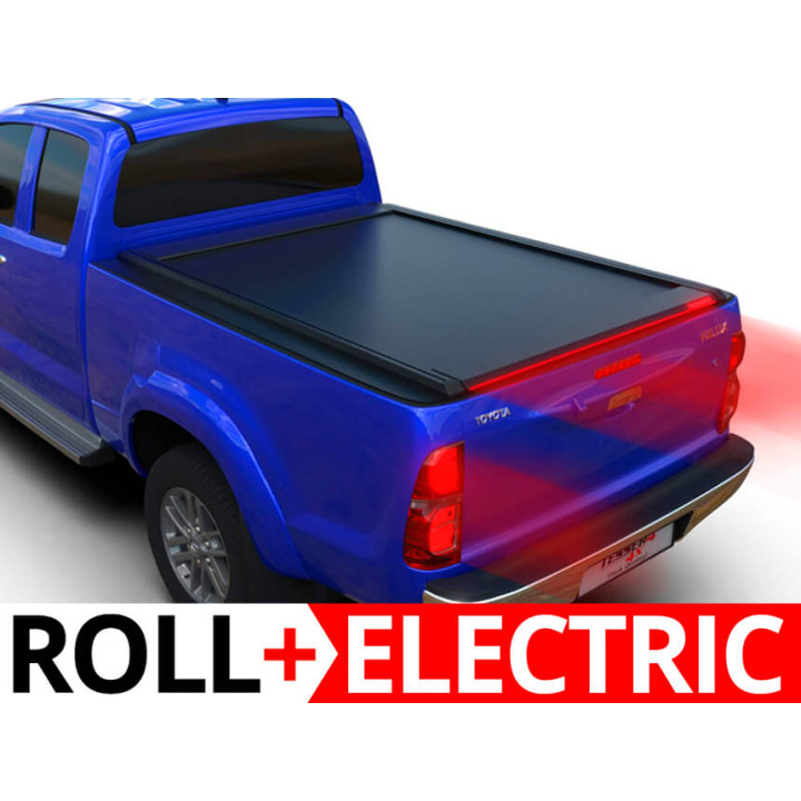 Electronically Assisted Roll Top Tonneau Bed Cover, Tessera 4x4 Roll+, Toyota Hilux Extra Cab 2005 - 2016 - EDK.ro