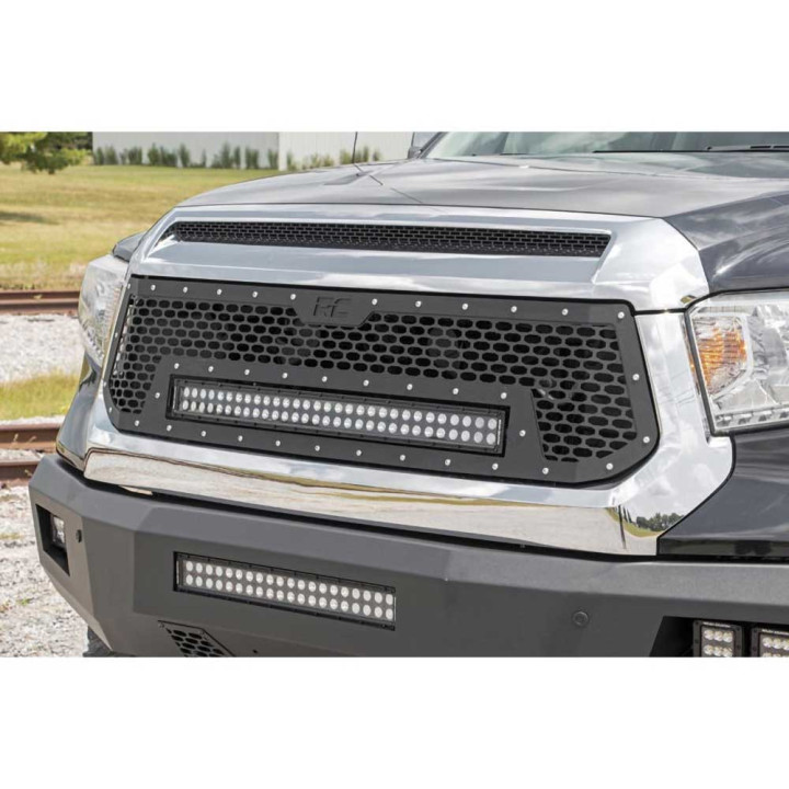 Bullbar Off-Road, Rough Country cu Lumini LED, Toyota Tundra 2014 - 2021 - EDK.ro