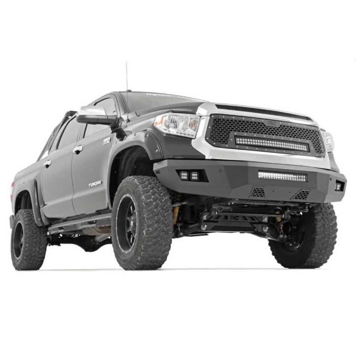 Off-Road Bullbar, Rough Country with LED Lights, Toyota Tundra 2014 - 2021 - EDK.ro