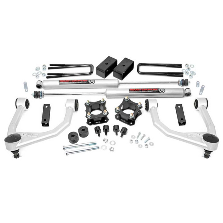 Suspension Lift Kit, Rough Country Lift 3.5 Inch, Toyota Tundra 2014 - 2021 - EDK.ro