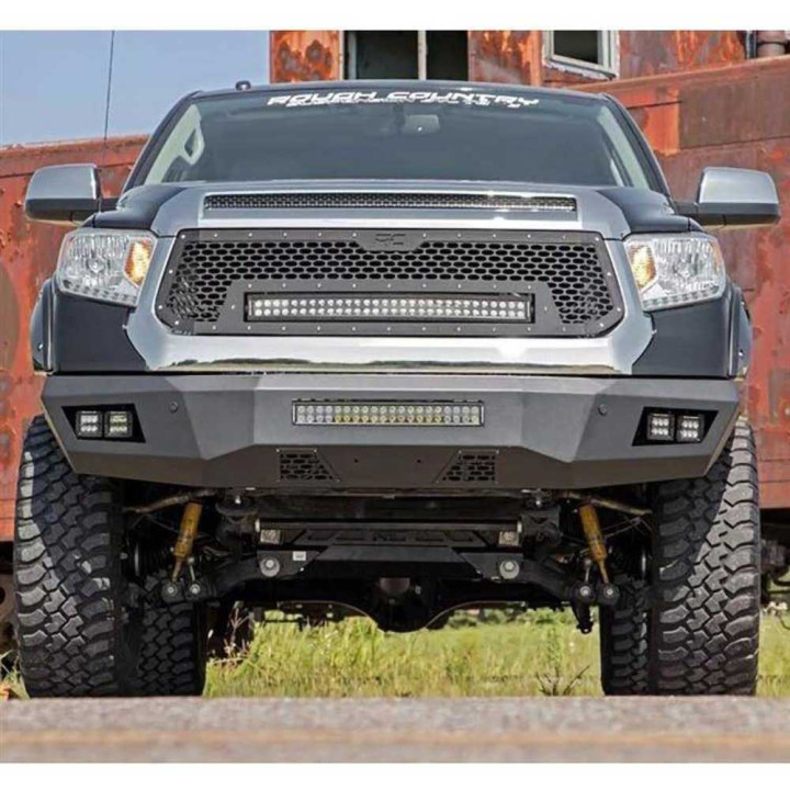 Grilă Tip Plasă cu Bară LED de 30 Inch cu Două Rânduri Black Series, Rough Country, Toyota Tundra 2014 - 2021 - EDK.ro