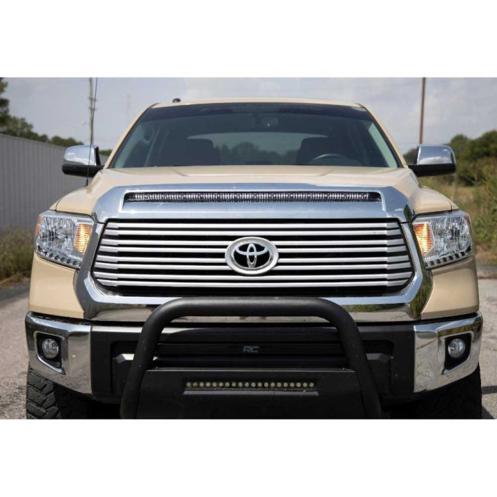 EC Approved LED Projector Integration Kit for Grille, Rough Country LED hood bulge kit 40", Toyota Tundra 2014 - 2021 - EDK.ro