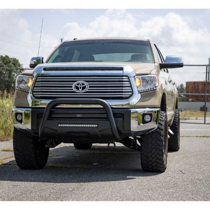EC Approved LED Projector Integration Kit for Grille, Rough Country LED hood bulge kit 40", Toyota Tundra 2014 - 2021 - EDK.ro