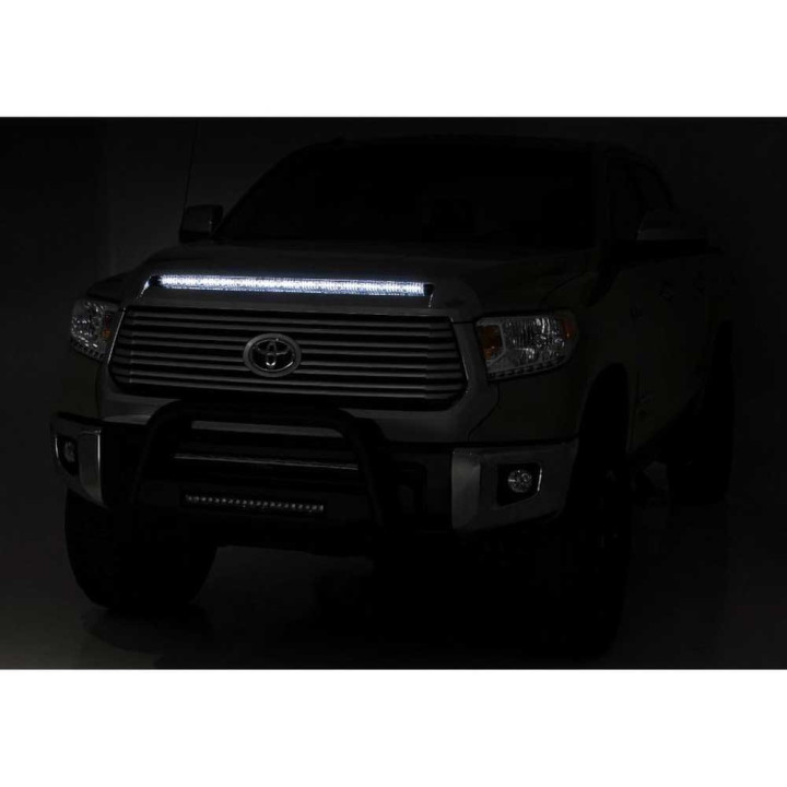 Kit de Integrare Proiectoare LED Omologate Pentru Grilă, Rough Country LED hood bulge kit 40", Toyota Tundra 2014 - 2021 - EDK.r