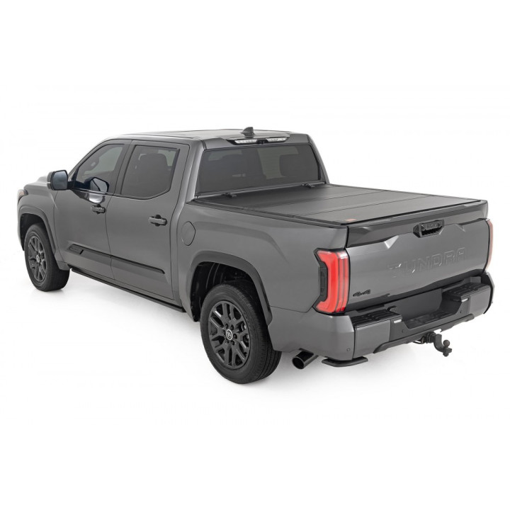 Închidere de Benă Tip Capac, Rough Country Tri-Fold, Toyota Tundra Lungime Benă 5.7 Feet 2014 - Prezent - EDK.ro