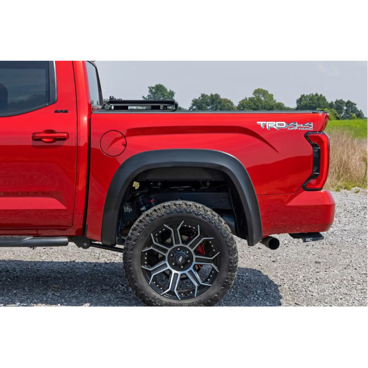Lid Tonneau Bed Cover, Rough Country Tri-Fold, Toyota Tundra Bed Length 5.7 Feet 2014 - Present - EDK.ro