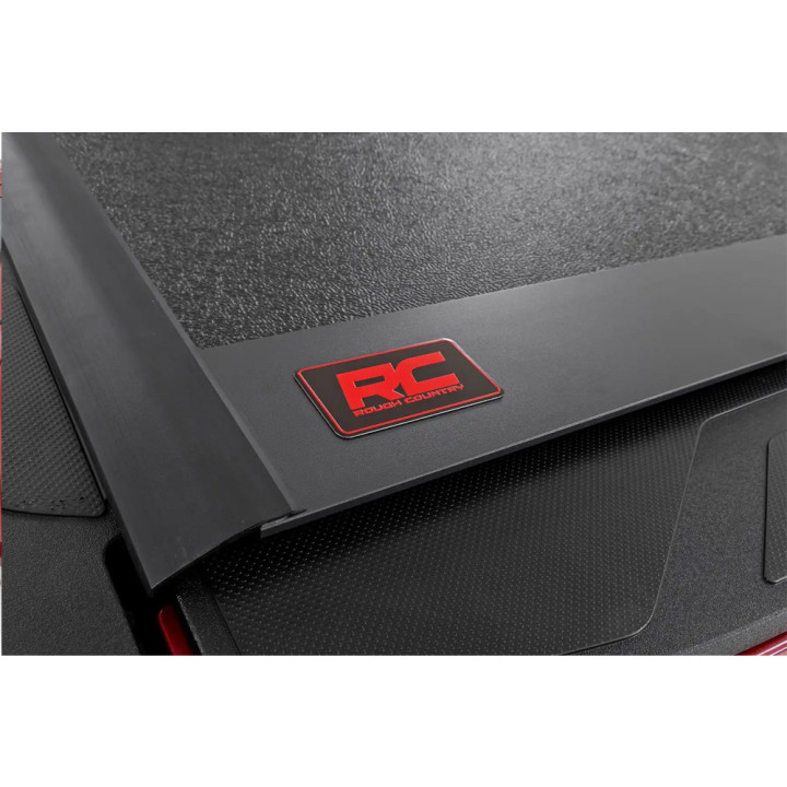 Lid Tonneau Bed Cover, Rough Country Tri-Fold, Chevrolet Colorado / GMC Canyon Bed Length 5.7 Feet 2014 - 2102 - EDK.ro