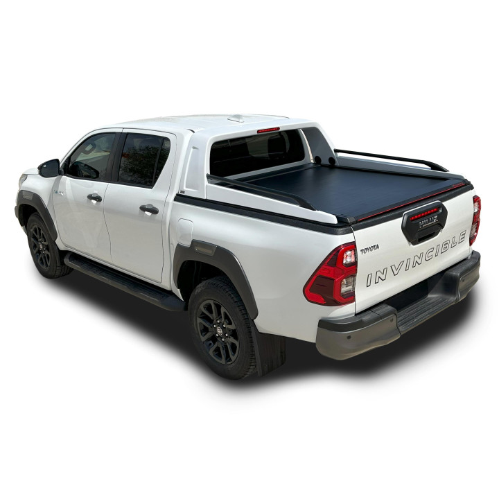 Electronically Assisted Roll Top Tonneau Bed Cover, Tessera 4x4 Roll+, Toyota Hilux Double Cab 2016 - 2026 - EDK.ro