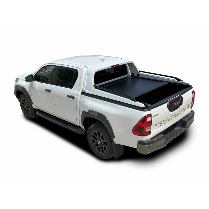 Electronically Assisted Roll Top Tonneau Bed Cover, Tessera 4x4 Roll+, Toyota Hilux Double Cab 2016 - 2026 - EDK.ro