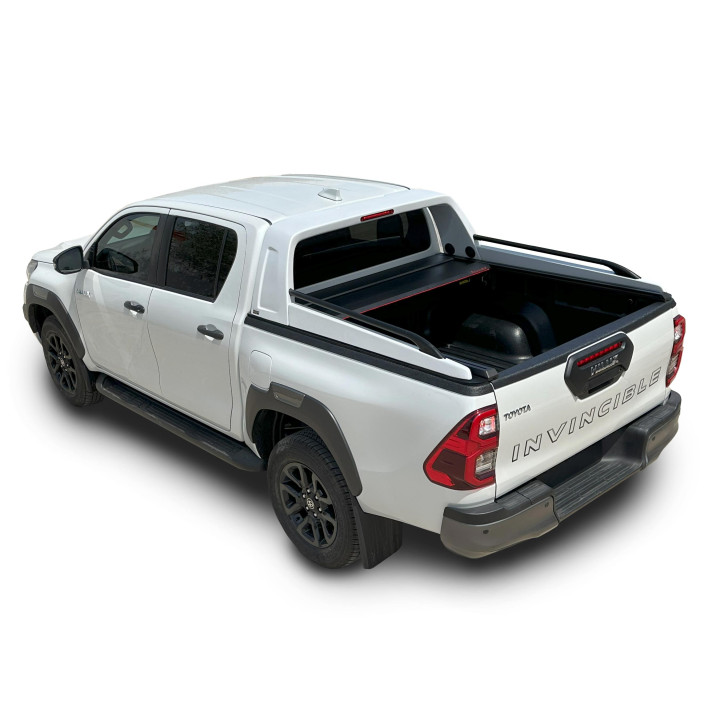 Electronically Assisted Roll Top Tonneau Bed Cover, Tessera 4x4 Roll+, Toyota Hilux Double Cab 2016 - 2026 - EDK.ro