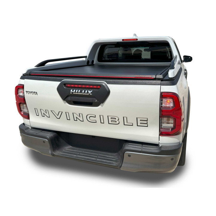 Electronically Assisted Roll Top Tonneau Bed Cover, Tessera 4x4 Roll+, Toyota Hilux Double Cab 2016 - 2026 - EDK.ro
