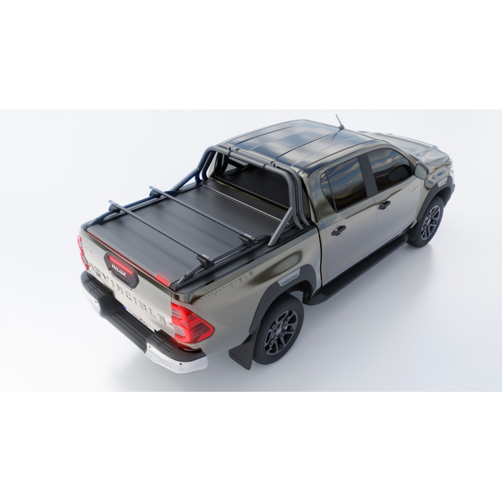 Închidere de Benă Tip Rulou Electric, Tessera 4x4 Roll+, Toyota Hilux Cabină Dublă 2016 - 2026 - EDK.ro